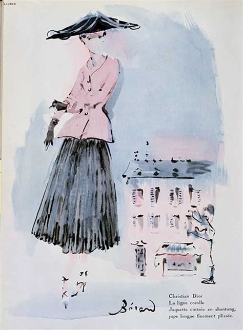 christian dior createur|Christian Dior designer fashion illustrations.